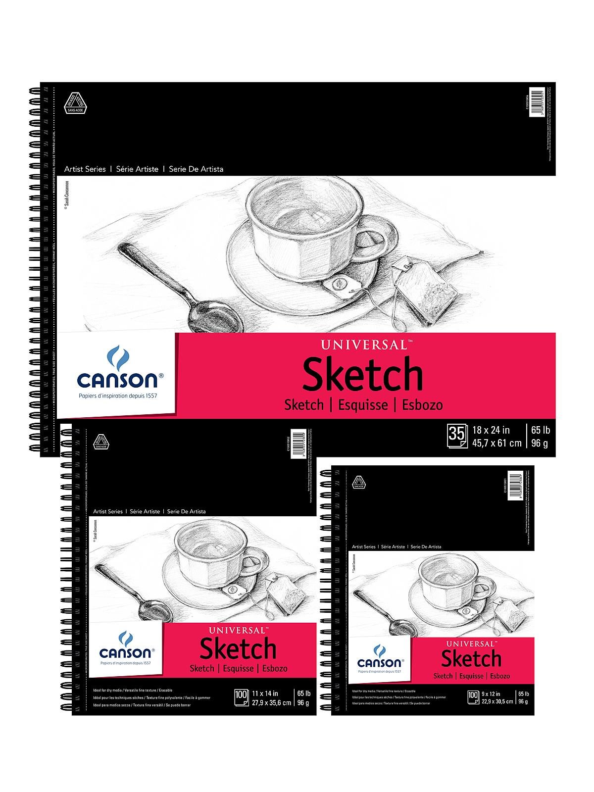 Canson Universal Sketch Pad 18x24 | plazaart.com